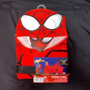 Brand New Spider-Man Hooded Towel